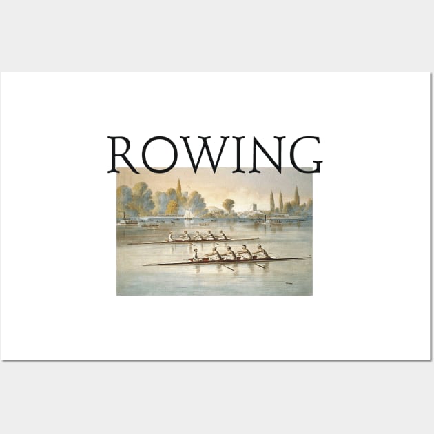 Rowing Wall Art by teepossible